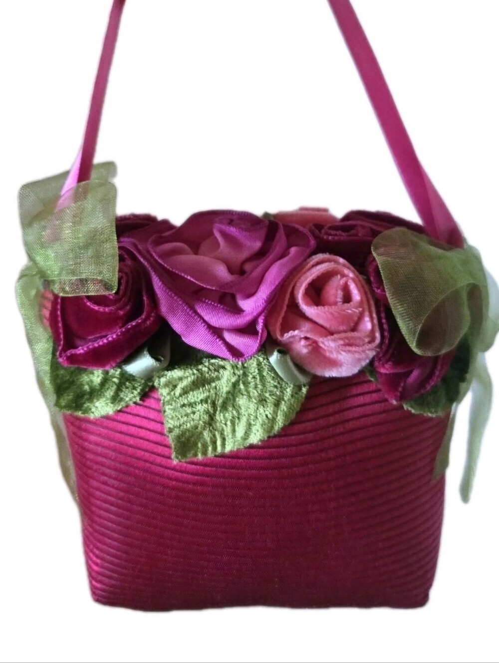 Vtg Neiman Marcus Floral Rosette Sachet, Travel, Storage